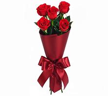 Букет 5 Красных роз Эдлесс Лав в Апастово