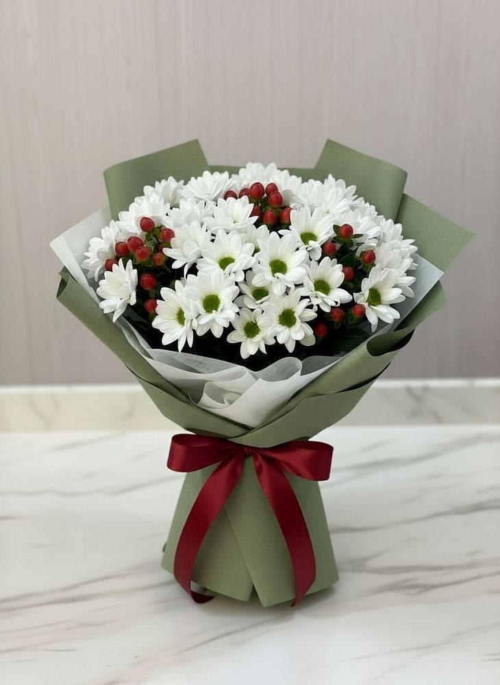 Букет цветов из: Хризантемы в Апастово