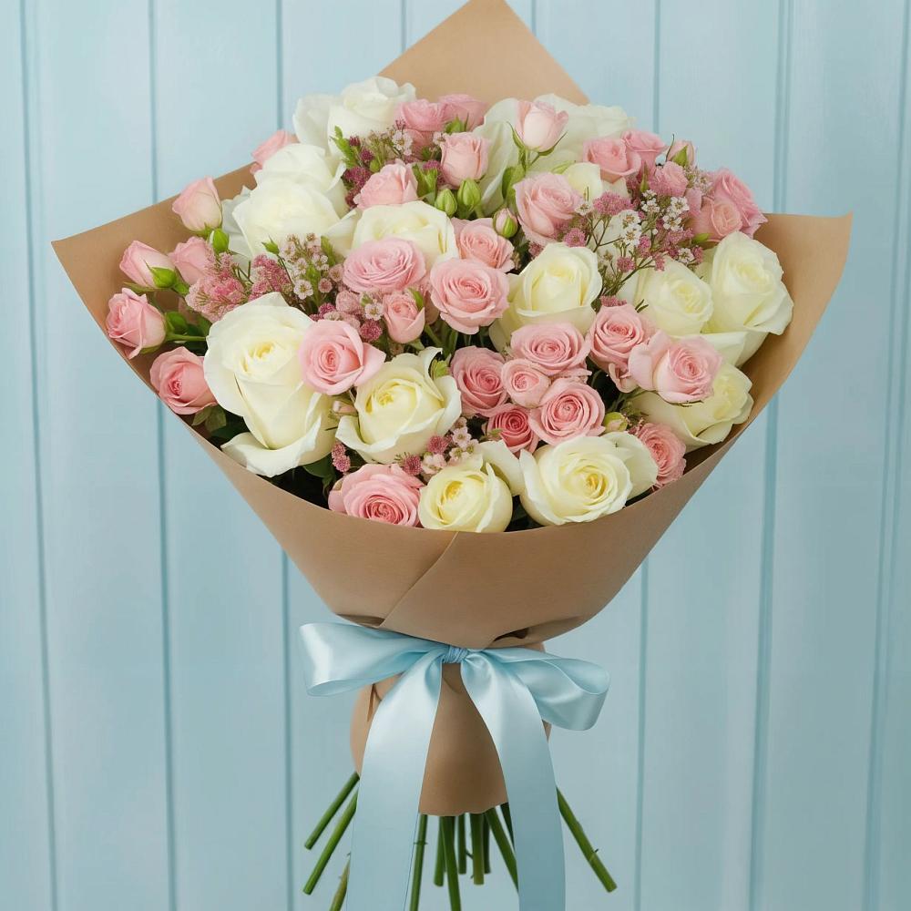 Букет цветов из: Розы в Апастово