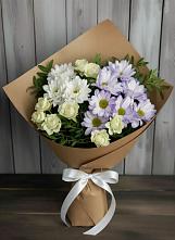 Букет цветов из:  Хризантемы и Розы #REPLACE_PRED# Апастово