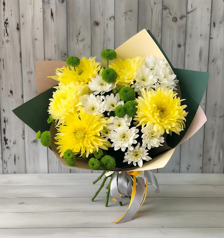 Букет цветов из: Хризантемы в Апастово