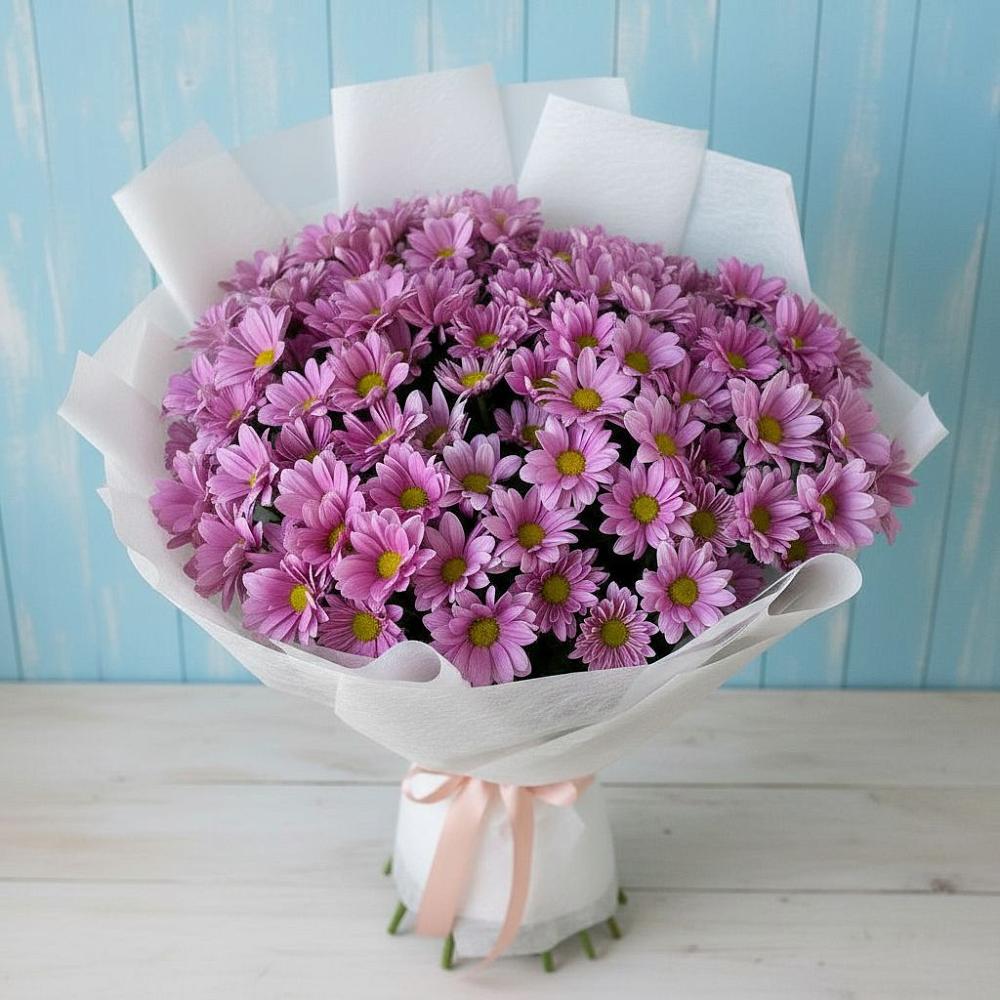 Букет цветов из: Хризантемы в Апастово