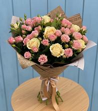 Букет цветов из:  Розы в Апастово