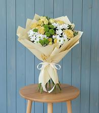 Букет цветов из:  Хризантемы и Розы #REPLACE_PRED# Апастово