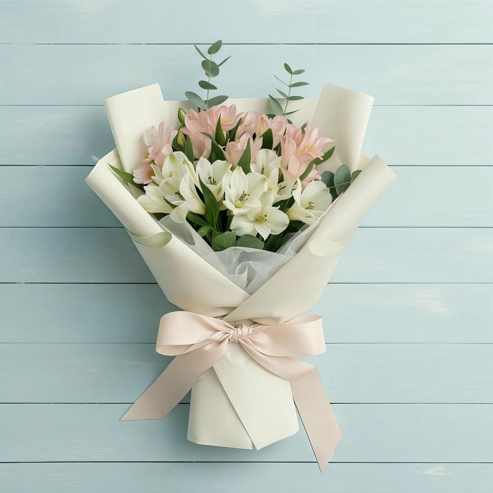 Букет цветов из: Альстромерии в Апастово